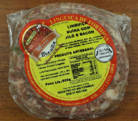 Linguiça Suína com Jiló e Bacon