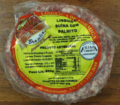 Linguiça Suína com Palmito