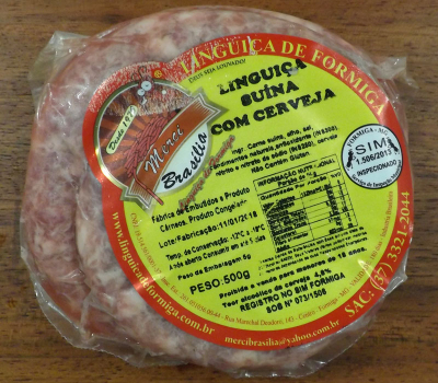 Linguiça Suína com Cerveja