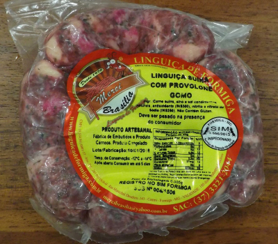 Linguiça Suína com Provolone Gomo